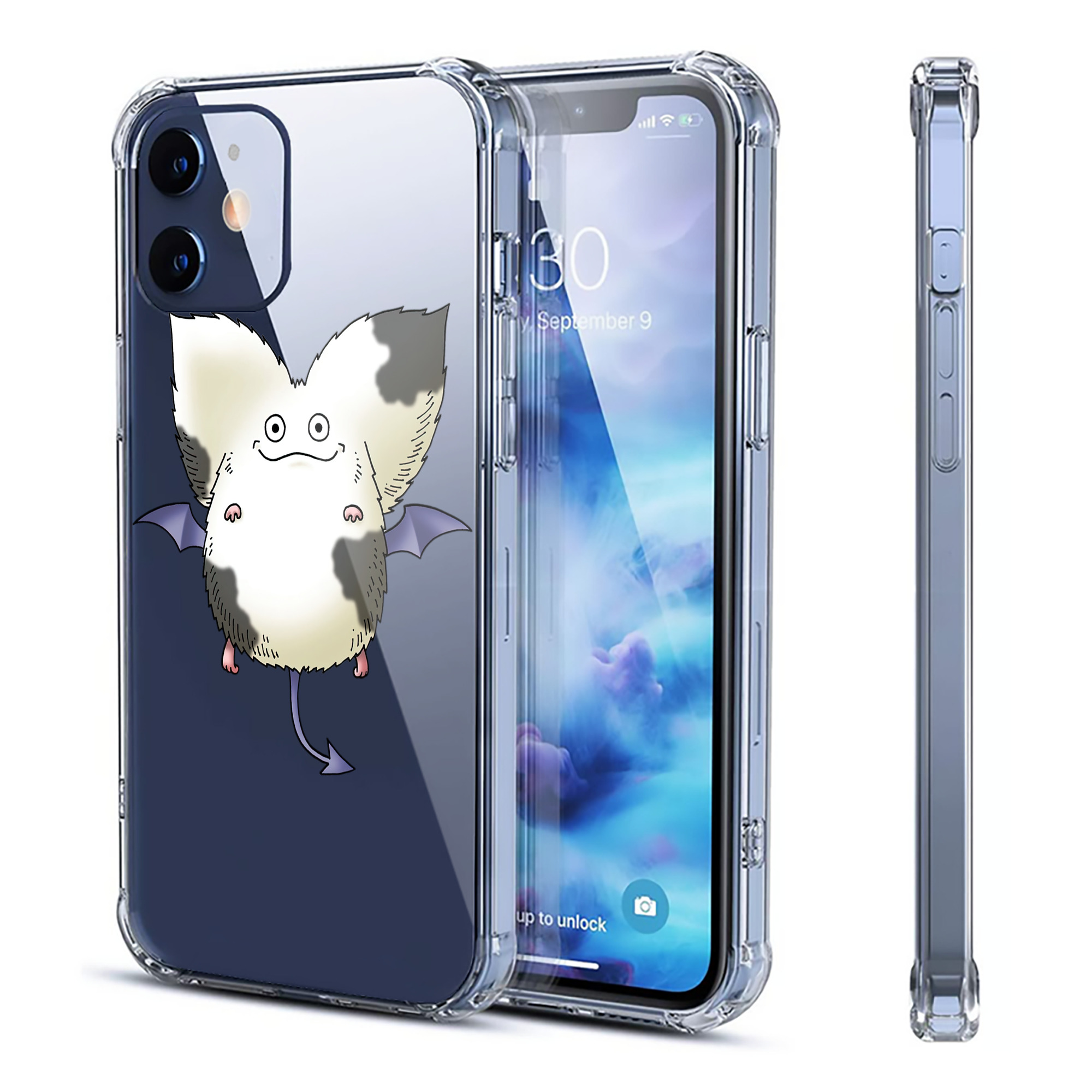 （画像用） ドラゴンクエスト Doragon Kuesuto Dragon Quest 【iPhone 12シリーズ対応】透明スマホケース（クリアソフトケース）